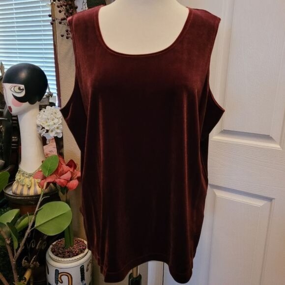 New Susan Graver jacket top pants Velvet XL party formal QVC - Picture 7 of 7